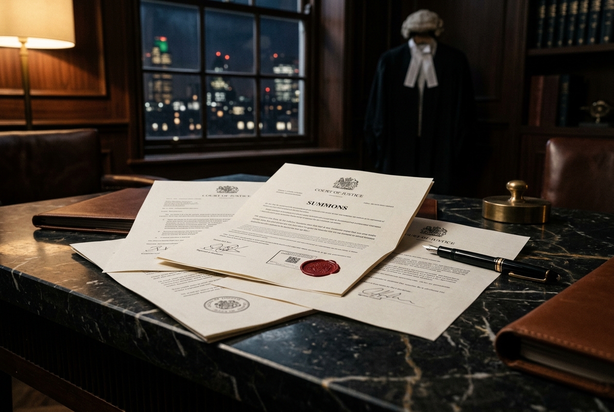 Citació judicial com a investigat: què fer i els teus drets clau
